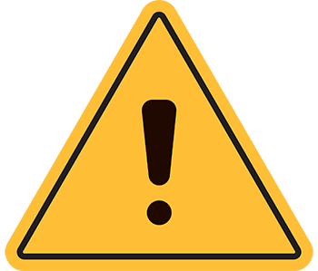 caution yield symbol